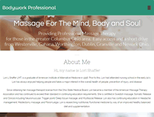 Tablet Screenshot of bodyworkprofessional.com